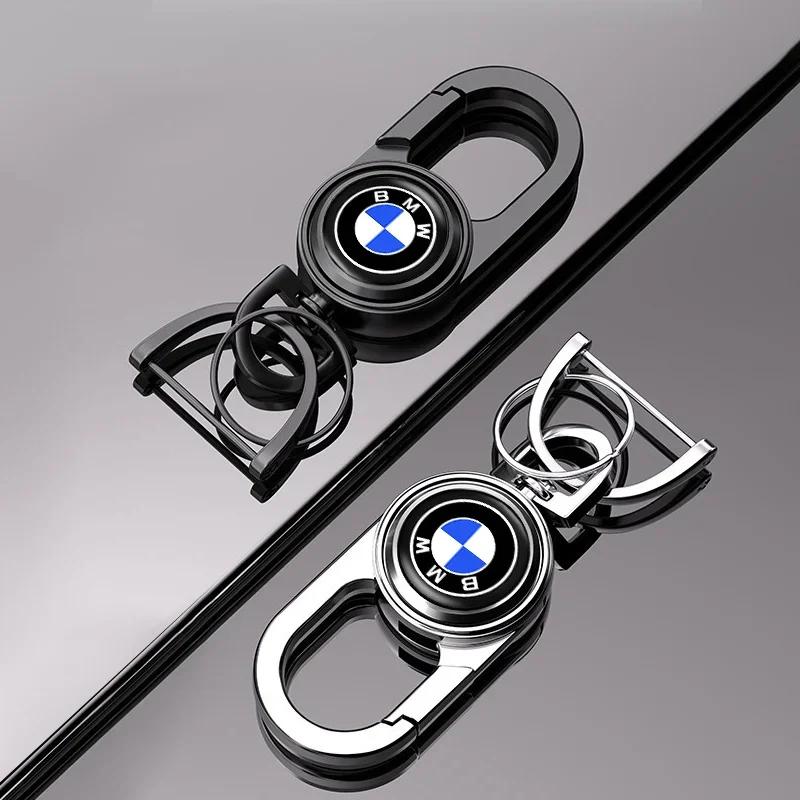 BAIJ1 2025 3D Металлический Логотип Автомобиля Брелок Брелок Брелок Для BMW E46 E90 E60 F30 F10 X1 X2 X3 X5 X6 X4 X7 G30 G20 Автомобильные Интерьеры Кондиционер