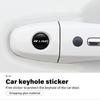 Car Logo Door Key Lock Hole Sticker Keyhole Cover Auto Accessories For Hyundai N Line Tuscon NX4 I20 I30 I10 Sonata Elantra CC5