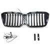 Глянцевая черная решетка радиатора переднего бампера подходит для BMW X3 G01 X4 G02 2022-2025