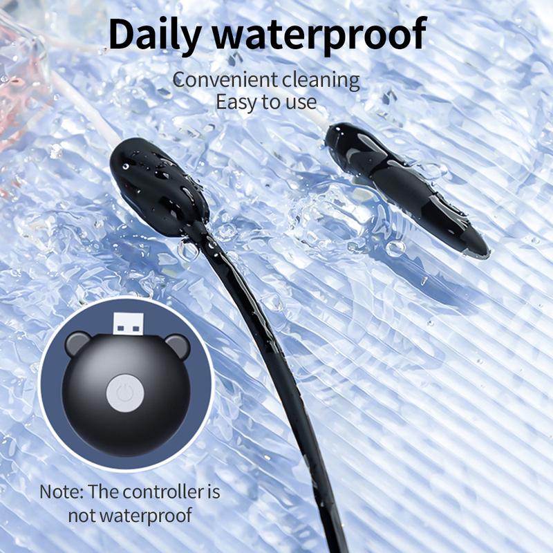 Remote Control Male Urethral Vibrator 10 Frequency Vibrating Urethra Stimulation Penis Plug ertion Urethra Sound Dilator