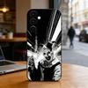 Horror Art the Clown Funny Phone Case For Samsung Galaxy A73,A72,A71,A70,A53,A52,A51,Others Soft Black Cover