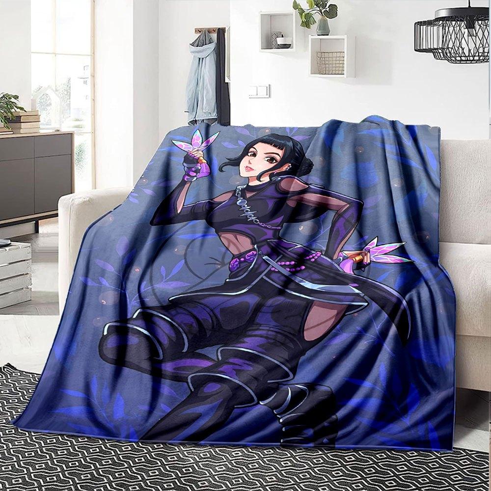 1pc hunter x (26) Blanket Soft Warm Throw for Home, Office, Travel All Season Cozy Bedding Gift, Office Cozy AccessoryB2