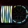 20Pcs Rainbow Car Wheel Reflective Sticker Personalized Motorcycle Electric Bicycle Colorful Anti Night Light Decorative Sticker