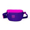 Спортивная поясная сумка с двумя отделениями, фиолетово-розовая 22609