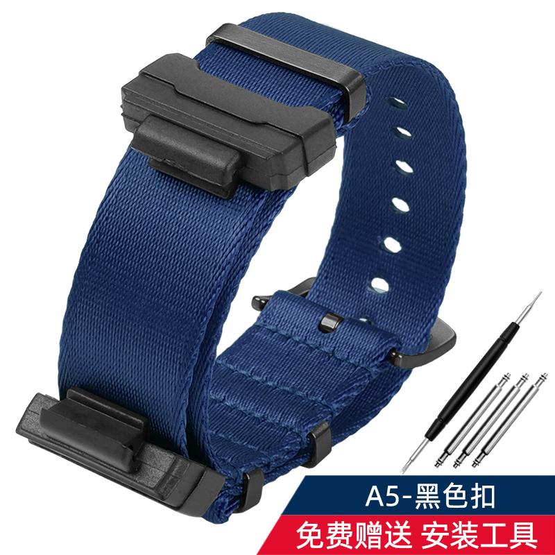 Адаптер 16 мм + Нейлоновый ремешок для Casio Gshock GA120 GA100 5600 GWM5610 DW6600 Аксессуары для ремешка часов