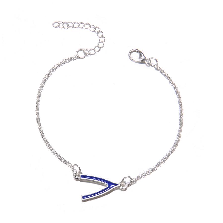 Stylish And Simple Wish Bone Bracelet Temperament V-Shaped Bracelet Jewelry