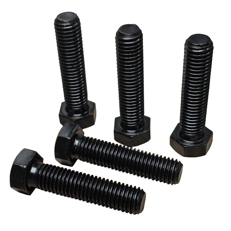 12.9 Grade High-Strength Blackened Hex Bolt M22-M48