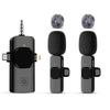 IVV Pin Microphone Wireless iPhone/iPad/Type-C Smartphone PC 3.5mm Compatible Pin Microphone Instant Connection Noise Reduction 360° Sound Collection
