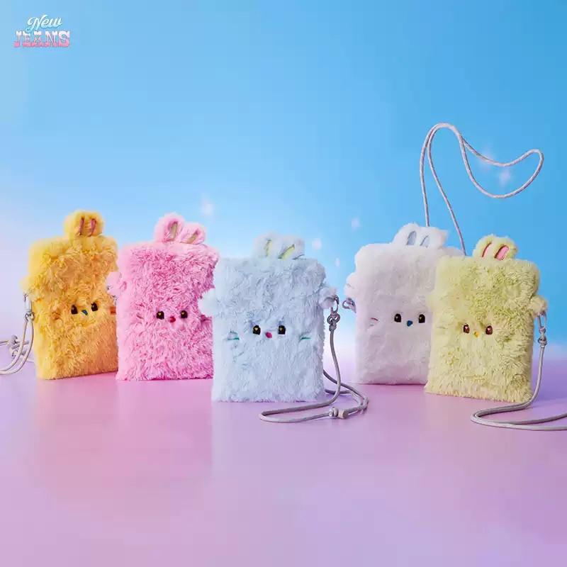 NewJeans Мини-сумка через плечо с плюшевыми персонажами LINE FRIENDS X