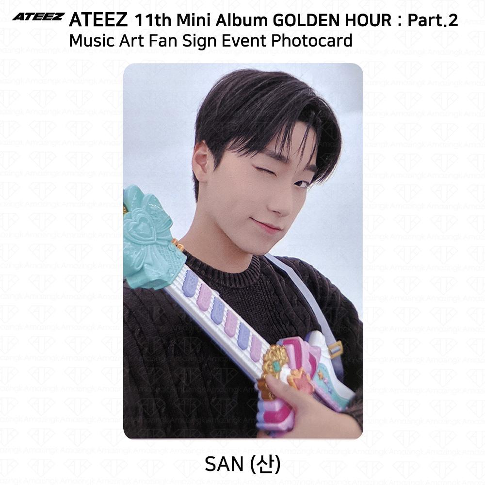 ATEEZ Golden Hour Part.2 Music Art Fan Sign Event Photocard