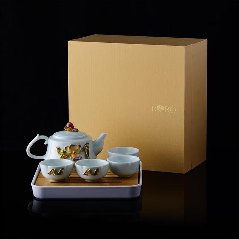 RRO Orchid Love Chinese Tea Set