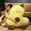 Large Avocado Plush Toy Cute Fruit Tatami Seat Cushion Lazy Sofa Cushion Doll Birthday Gift