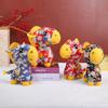 Handcrafted Embroidered Animal Plush With Pp Cotton Filling For Holiday Decoration