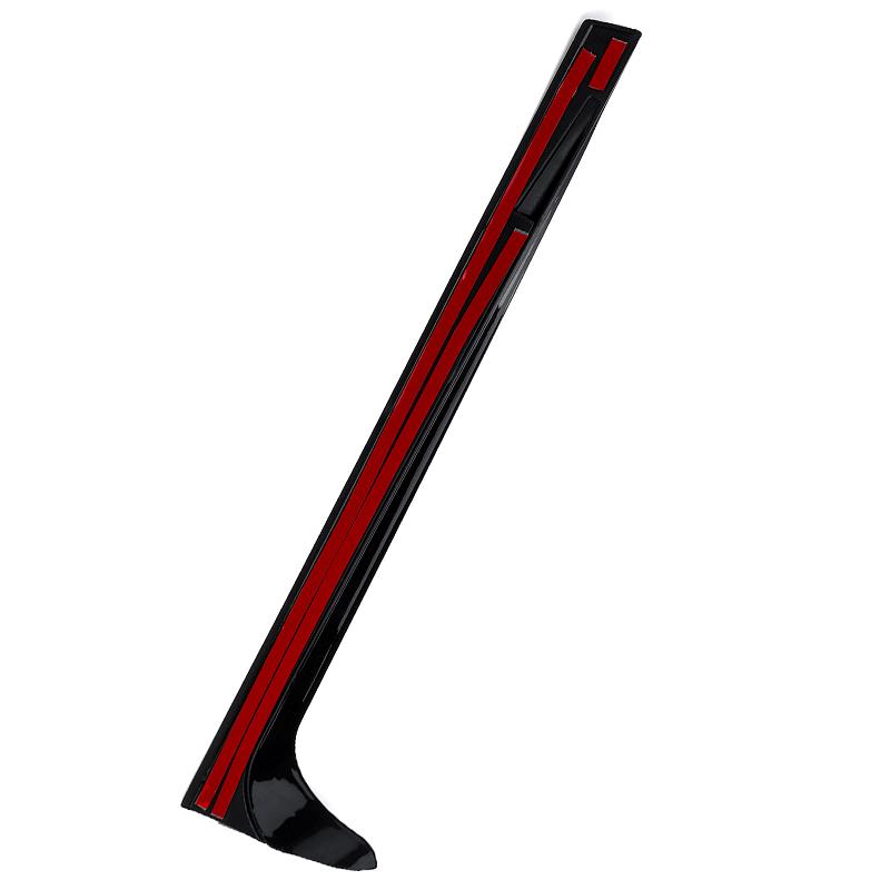 2 шт. спойлер на заднее окно и крылья для VW Polo MK6 2018 ABS глянцевый черный боковой автомобиль декоративный экстерьер