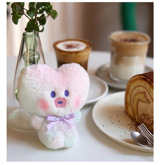 BT21 Брелок для ключей с куклой Минини Радуга