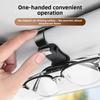 Multi-functional Car Glasses Rack Universal Car Sunglasses Holder Sun Visor Glasses Holder Clip