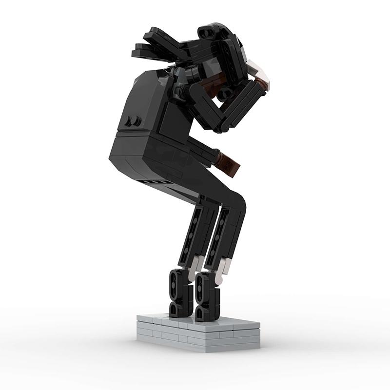 Идеи MOC Музыкальная Суперзвезда Певцы Танцоры MJ Модель Майкла Джексона Строительные Блоки Кирпичики Образовательные Детские Игрушки Рождественский Подарок