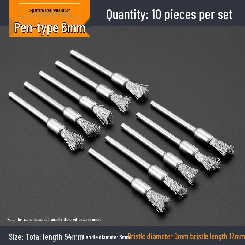 Electric Grinder Steel Wire Brush Polishing Head for Rust Removal and Walnut Polishing