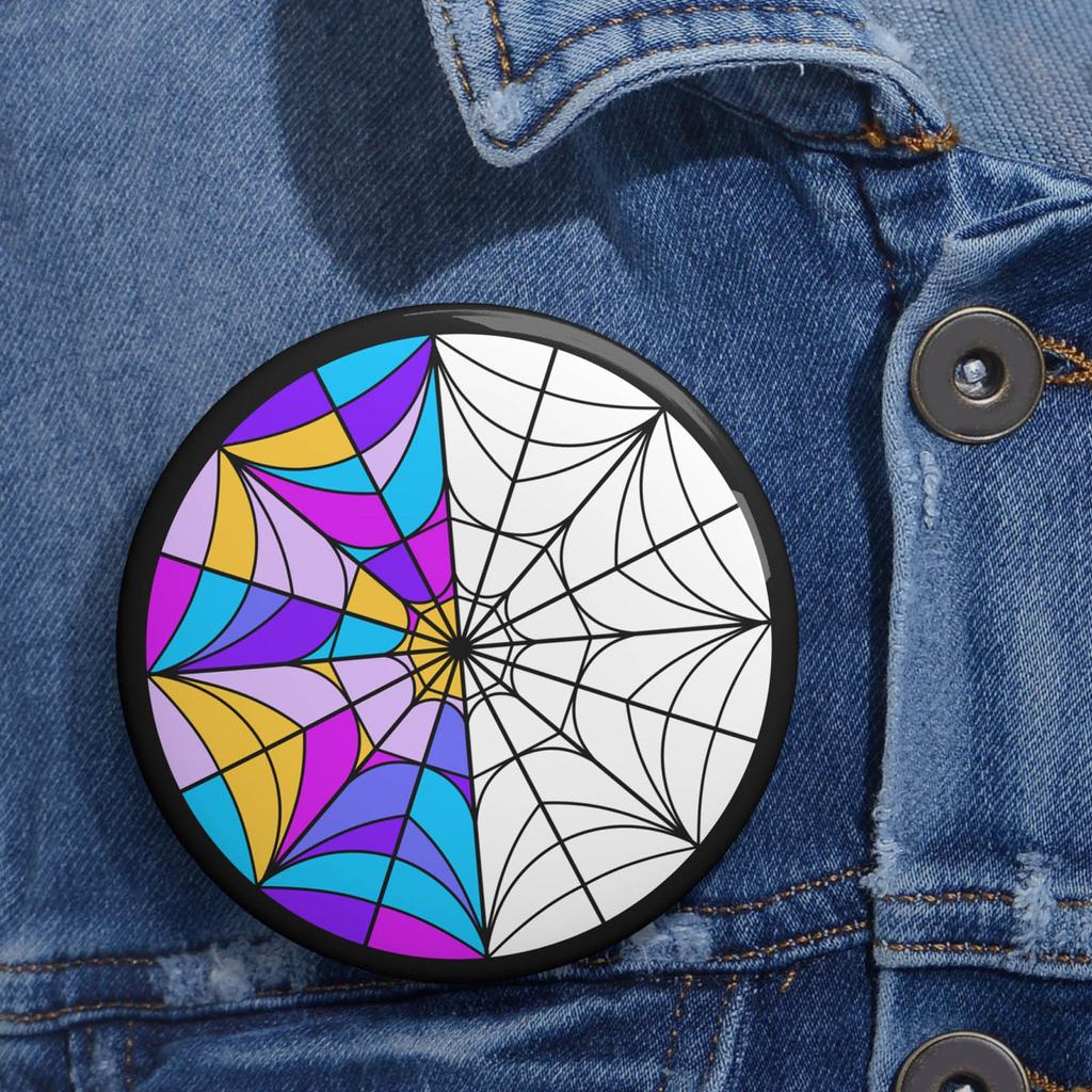 Брошь "Среда" из металла с рисунком ужасов "Среда" для мальчиков, девочек и женщин