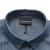 Emporio Armani Однотонная квадратный вырез однобортная рубашка с коротким рукавом Мужские рубашки Синий 6R1CA6-1DRLZ-0941