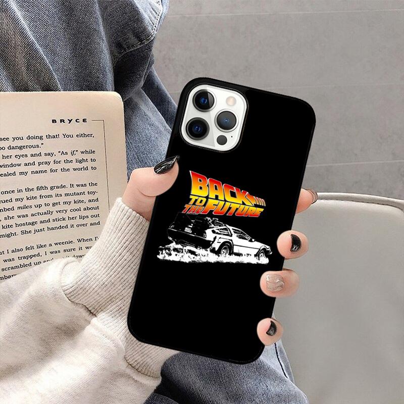 Back to the Future DeLorean Phone Case For iPhone 17 Air 16 15 14 plus 11 12 13 Pro Max coque Cover Shell
