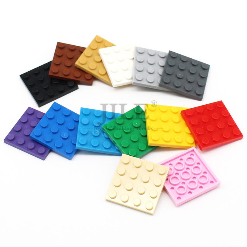 20 шт. MOC Пластина 4x4 с шипами Строительные блоки 3031 DIY Классические образовательные кубики Набор деталей Конструктор Головоломка для детей Развивающие игрушки