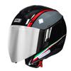 Bluetooth Motorcycle Helmet 3/4 Open Face Men Women ABS Full Coverage Riding Gear
