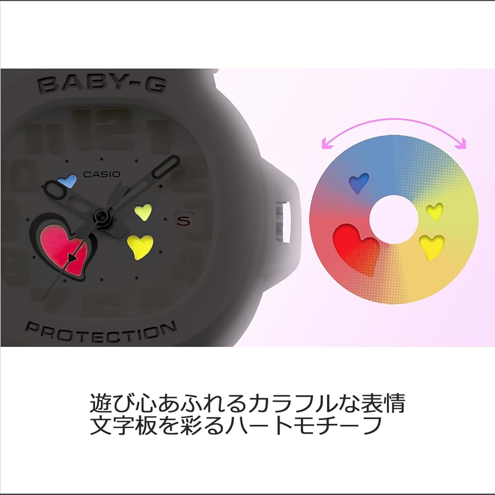 Casio Baby-G Playful Hearts Series BGA-10-6AJF Women's Watch Purple