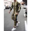 Autumn Men's Long Sleeve Tshirts Pants Suits Casual Clothes Streetswear Vintage 3D Print Tracksuit 2 Piece Sets Joogers Outfits