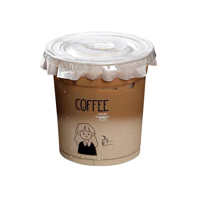 HUIHUADU Disposable Coffee Cups with Flat Lids