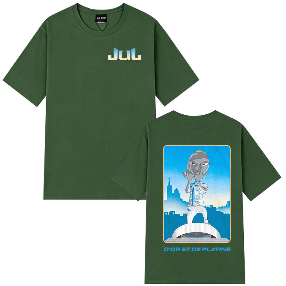 Rapper Jul Graphic Print T Shirt Unisex Women Clothing Fashion Hip Hop T-shirt Summer Casual Cotton Short Sleeve Oversized T-shirts