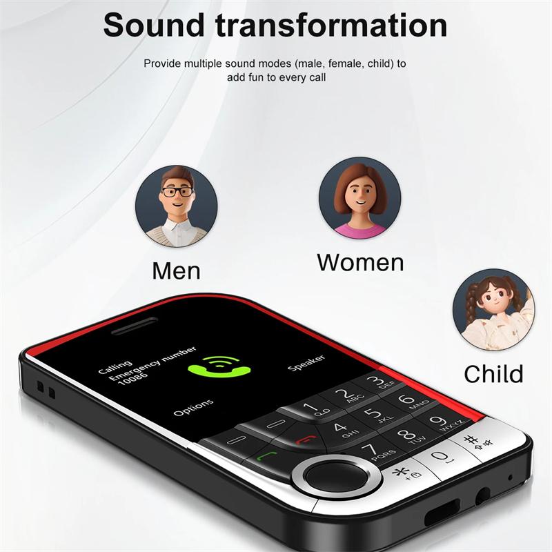 V10 Dual SIM Standby Мобильный телефон 2.01 дюймовый экран Magic Voice Speed Dial Фонарик FM-радио MP4 Дешевые резервные сотовые телефоны