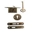 Zinc Drawer Lock Alloy Jewelry Cabinet Lock Replacements Hook Lock  for Storage Box