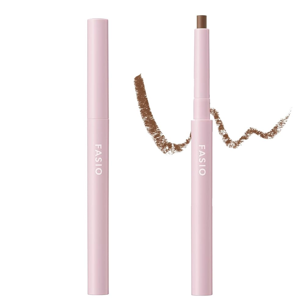 FASIO Waterproof Eyebrow Pencil (Thick Round Tip) 03 Light Brown 0.7g