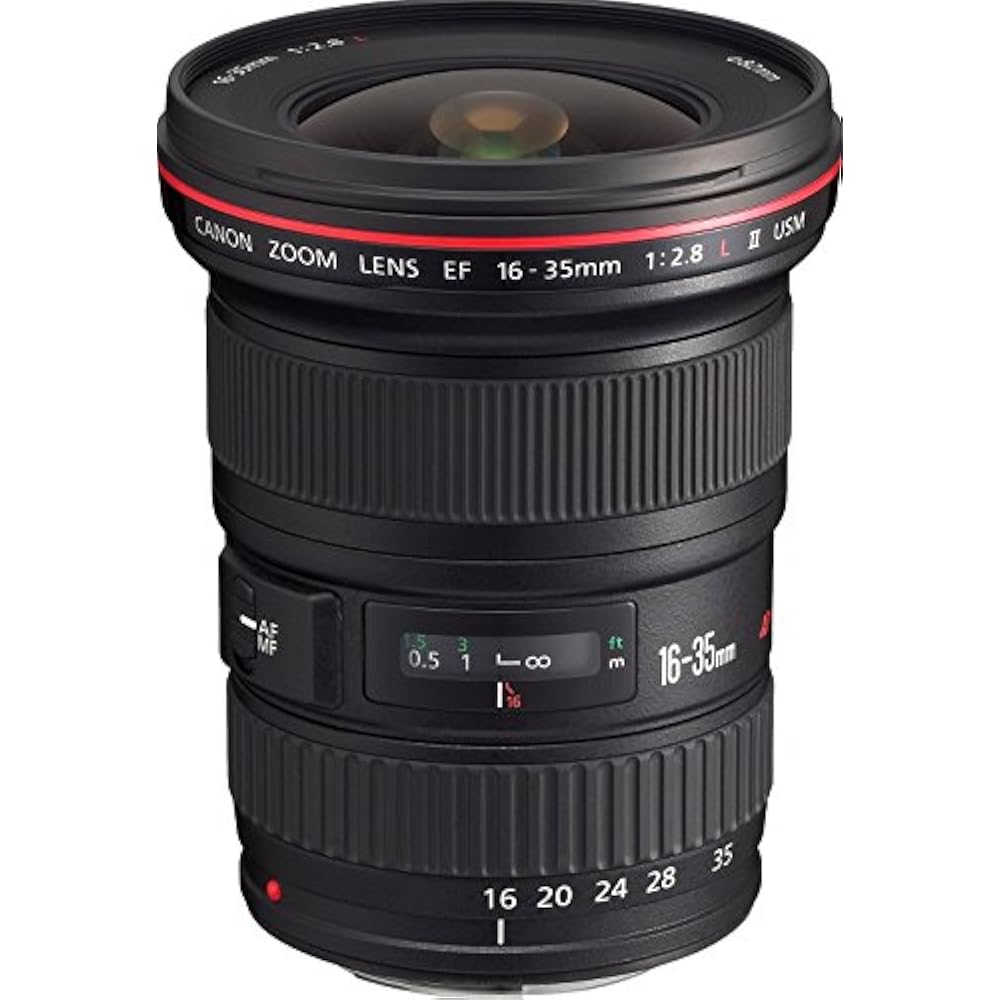 Широкоугольный зум-объектив Canon EF16-35mm F2.8L II USM, совместимый с полнокадровыми камерами