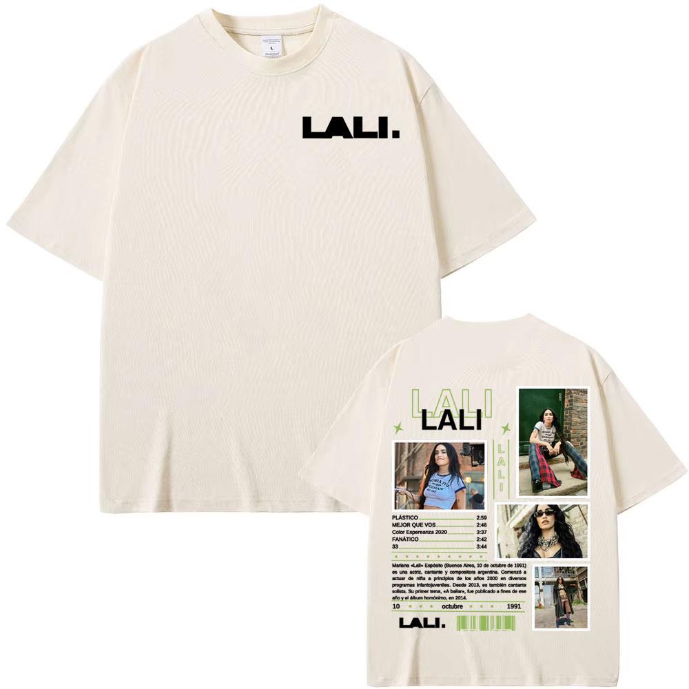 2025 Summer Singer Larry Esposito Album Tour Cover Tshirt Men Harajuku High Street Tshirt Fashion 100 Cotton Tshirt