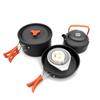 Cooker Camping Camping Cooking Outdoor Pot 2 3 Camping Aluminum Set, Cooker, Kettle, Pot, Set, Cookware, Set, Solo, People, People, Equipment, Kettle,
