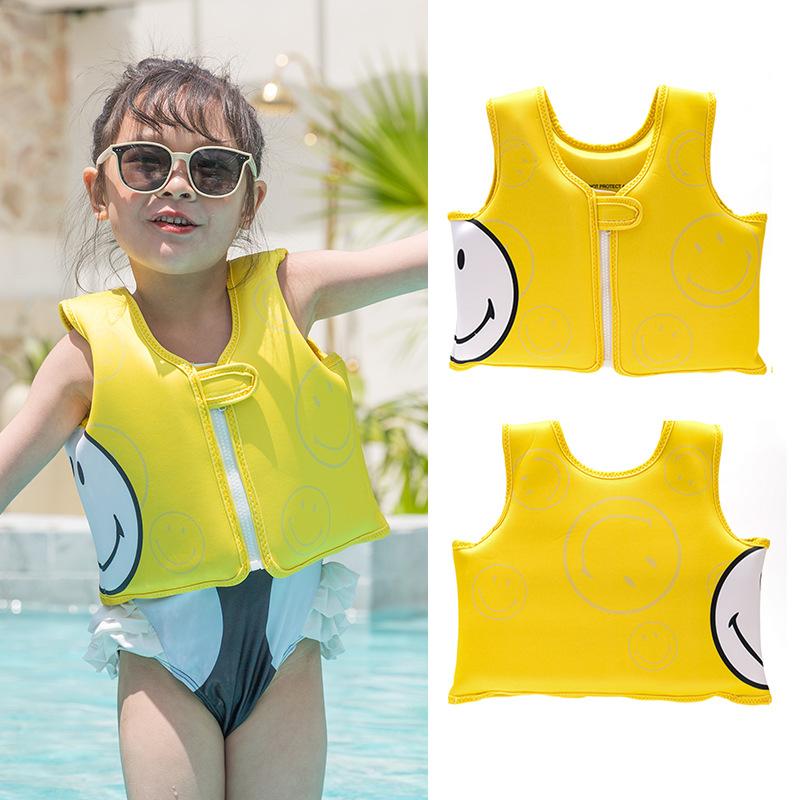 Children's flotation vest auxiliary life jacket