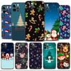 Мягкий силиконовый чехол для телефона для iPhone 14 13 12 11 Pro Max 6 6S 7 8 Plus X XS XR 12 13 Mini Shell Christmas Santa Tree