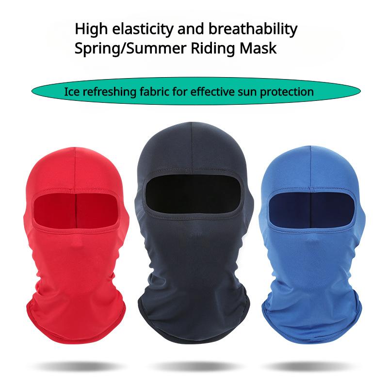 Балаклава, маска для лица, летняя охлаждающая гетра для шеи, мотоциклетный лыжный шарф с защитой от ультрафиолета для мужчин и женщин