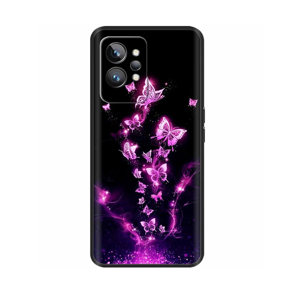 Чехол для Realme GT2 Pro Модный Мягкий ТПУ Расписной Матовый Силиконовый Задняя Крышка Телефона Для Oppo Realme GT 2 Pro Чехлы Для Realme GT2
