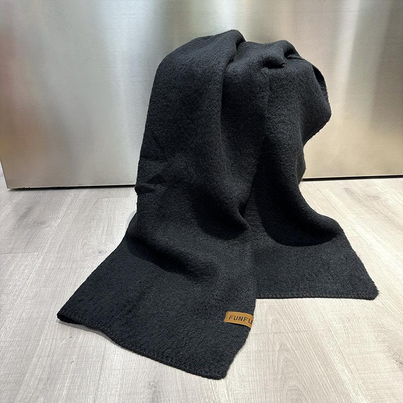 Autumn and Winter New Versatile Thickened Warm Long High-end Scarf Student Simple Atmosphere Shawl Scarf