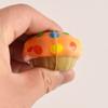 Soft Slow Rebound Cupcakes Keyring Cartoon Ice Cream Fidget Toys  Hanging Accessory