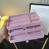 3-Tier Three Drawer Jewelry Box Dust-proof Earrings Jewelry Box Jewelry Storage Box  Home
