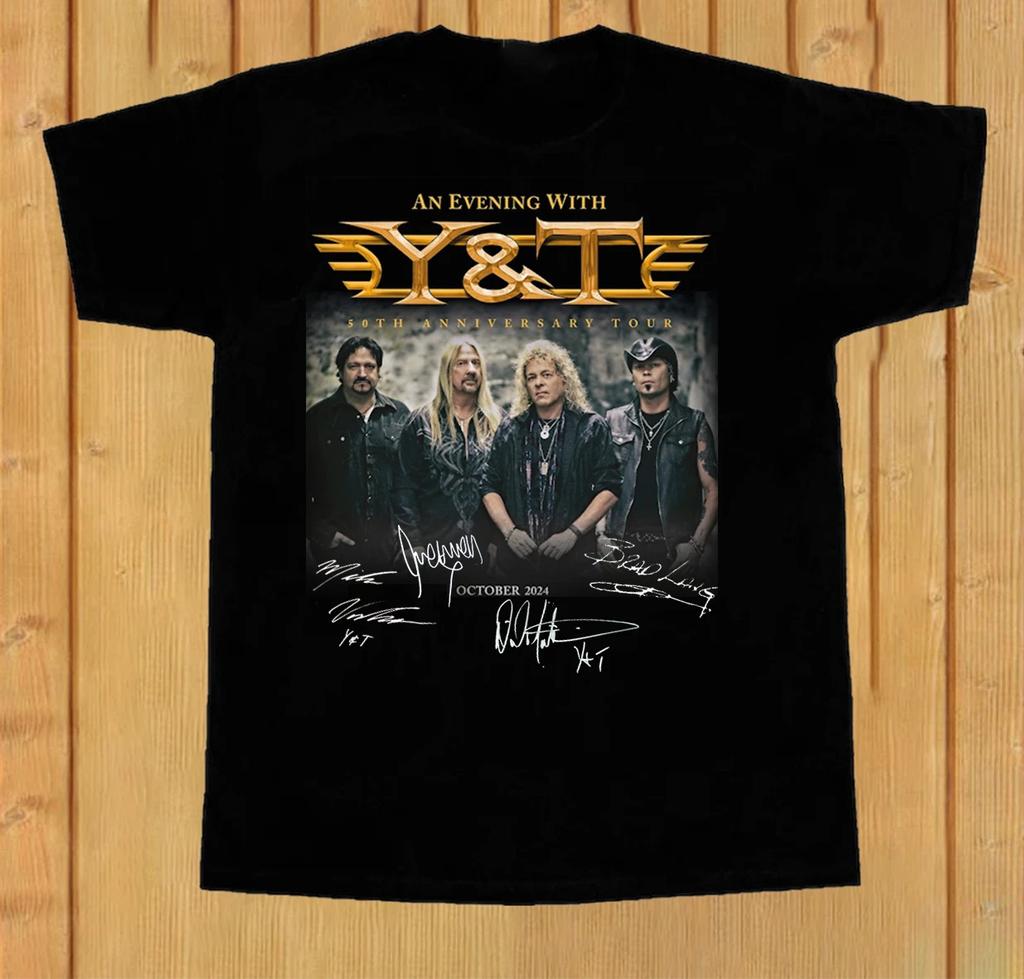 Y&T UK Tour 2024 50TH Anniversary Tour Unisex T-Shirt All Size S To 5XL NI1244