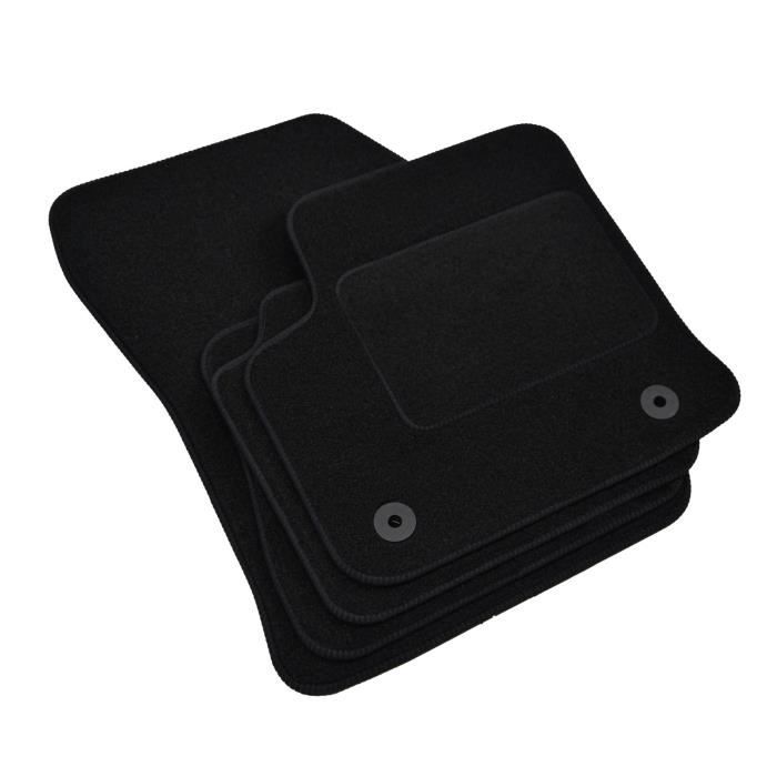 Tapis De Sol - Citroën - C4 Electric - Sur Mesure - 4 Pièces - Antidérapant - Velours Noir