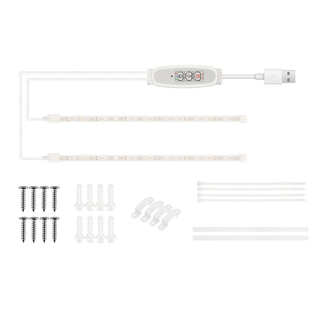 LED Growth Light Strips for Indoor Plants Pink-purple LEDs Grow Lamp for Hydroponics Succulent