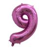Pink Aluminum Film Balloon 32inch Inflatable Gifts Number Balloons  Theme Birthday Party