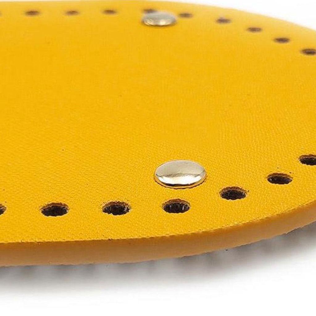 Вязание крючком из искусственной кожи, овальная длинная сумка, формирователь дна, подушка для сумочки, подушка для кошелька, принадлежности для рукоделия