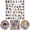 50 шт. Наклейки Bungo Stray Dogs Многоразовый Декор Для Ноутбука Чемодана Граффити